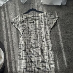 Armani Exchange Monochrome Patterned Dress